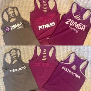 Zumba toning instructor tank tops